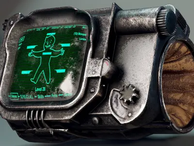 Pipboy - Fallout series Low-poly 3D model