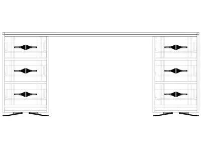 Office Table 3D model