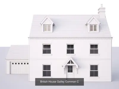 British House Galley Common Collection 3D Model Pack