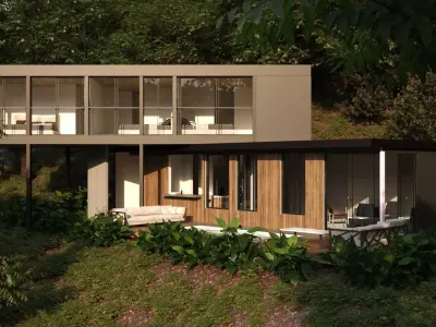 Complete House - El Penol Cabin 3D model