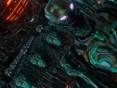 Warframe empyrean concept spaceship 3D MODEL 3D model