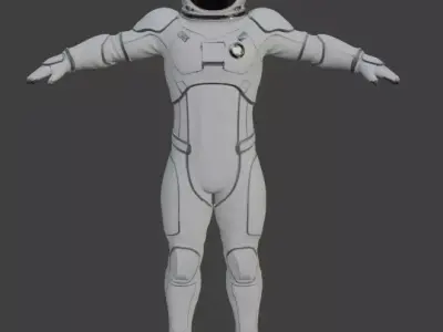 Spacesuit 3D Model 3D model