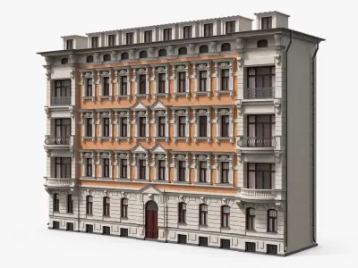  Historic European Apartment Building 