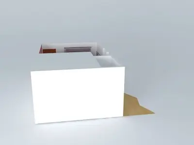 DANY room with door Free 3D model