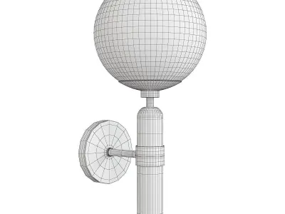 Brielle Sconce Low-poly 3D model