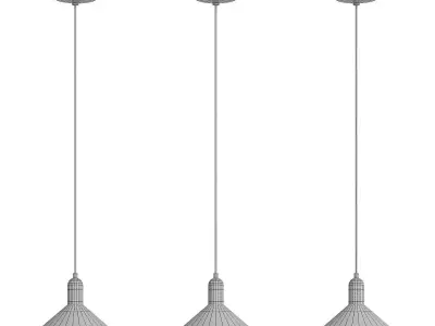 CASA Iron Pendant Light 3D model