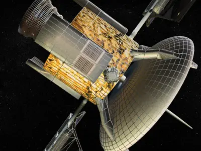 Probe-print satellite 3D print model