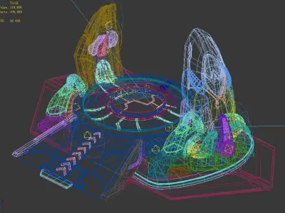 Lost Ancient Civilization - Transfer Point 01 3D model