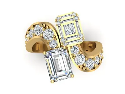 Jewelry ring 368 3D print model
