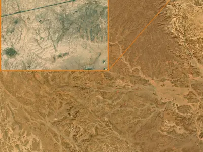 NEOM city topography Saudi Arabia - tile n26 e37 3D model