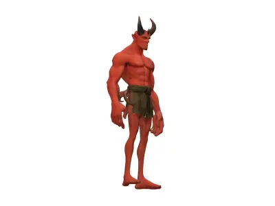 3D Devil Character Model 3D model