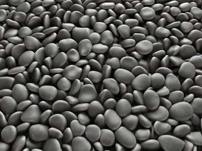 Pebble river low n6 3D model