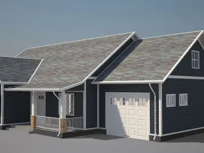 Traditional House 10 Low-poly 3D model