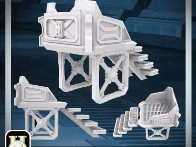 PLATFORM 2 - 3D PRINTABLE MODEL 3D print model