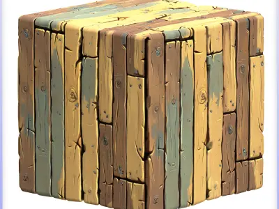 Stylized Wood Floor Seamless Texture Texture 5