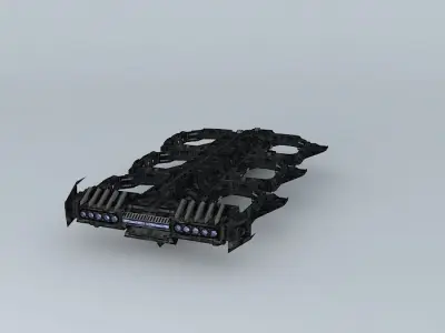 Infinity Class Fleet Tender TF87-A 3D model