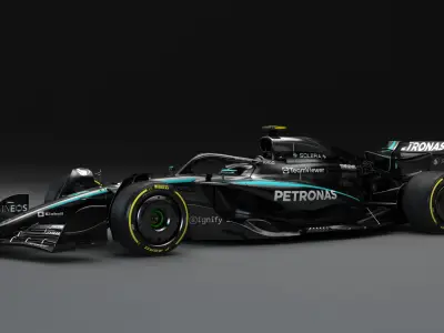  F1 Mercedes W16 2025 