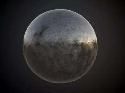 Metal Rusted Peeling Painted Seamless PBR Texture Texture