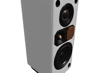 Modern Floor Standing HiFi Speaker Low-poly 3D model