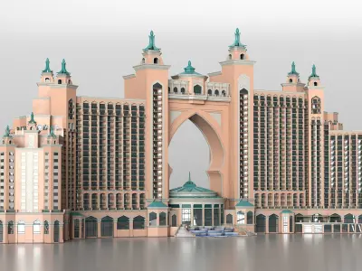  Atlantis Palm Dubai Luxury Hotel Building 
