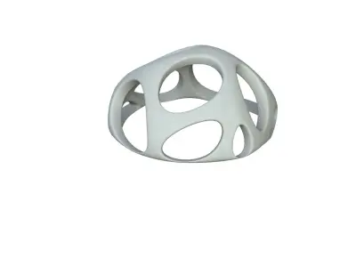 SciFi Cube Object No 49852 Low Poly Shape Low-poly 3D model