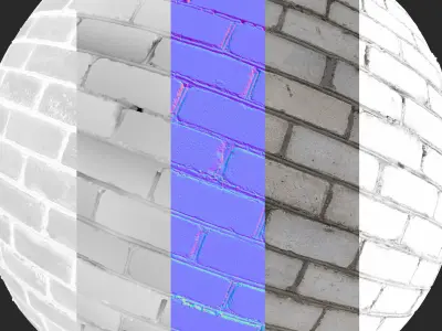 Bricks 02 - Scanned Materials Texture Texture