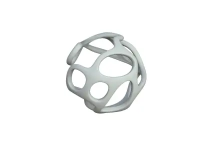 SciFi Cube Object No 39433 Low Poly Shape Texture