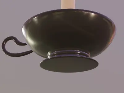 Candle 3D model 14