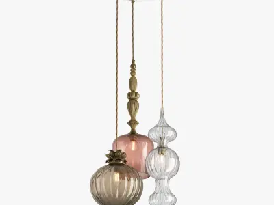 Rothschild Bickers Spindle Standing Flora clusters 3D model