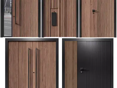 ENTRANCE DOOR COLLECTION NO1 A 3D model