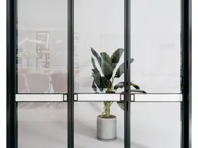 Sliding Door Combination 3D model