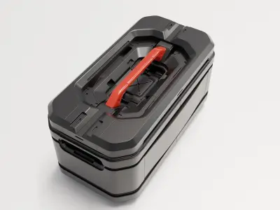 Sci-Fi Storage Crate  3D model