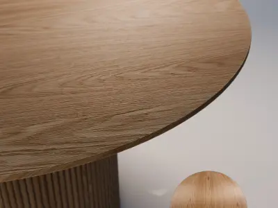 Oak Wood PBR 4K Texture