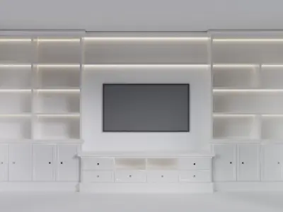 Classic TV Cabinet 3D model