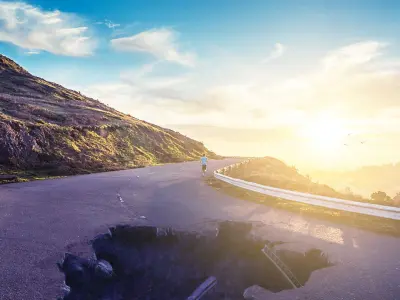 Hole ground damage 3D model