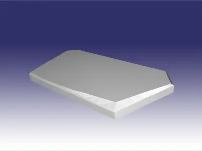 headstone asimetr dbl 3D model