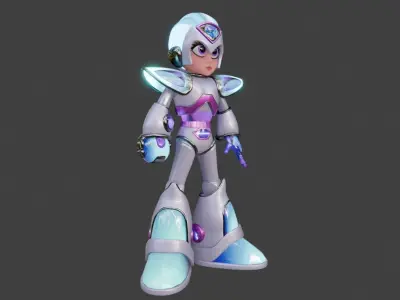 Megan - Not Rigged 3D model