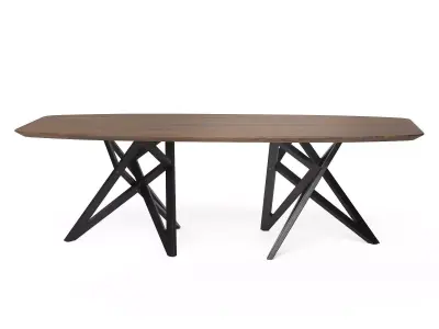 Ennea Rectangular Dining Table 3D model