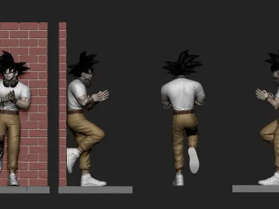 Goku - Street Style 3D print model