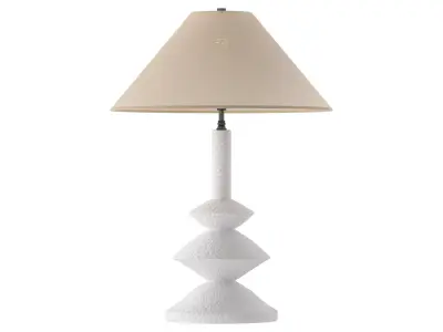 RH Pesaro Table Lamp - Sophisticated Modern Lighting Design 3D model