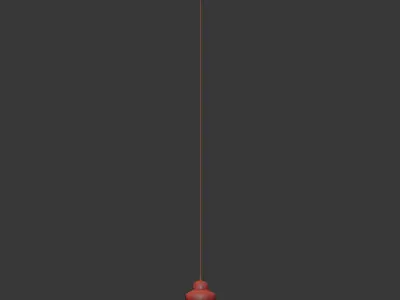 Four Hanging Light Set 06 3D model