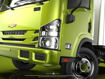 Chevrolet Isuzu NPR 2018 3D model