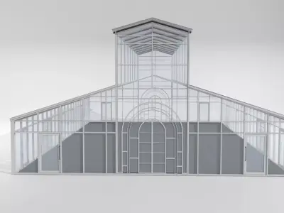 ATRIUM TENT STRUCTURE 3D model