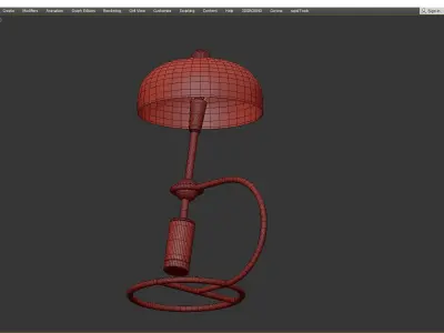 Pixar Table Lamp Low-poly 3D model