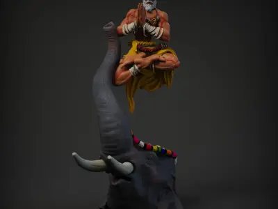 Dhalsim Street Fighter 6 3D Print Model STL 3D print model 3D print model