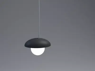 high quality 3D model light bulb Low-poly 3D model