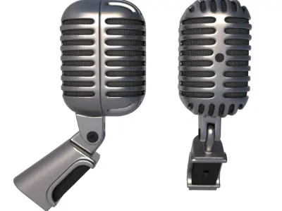 Microphone collection 2 3D model