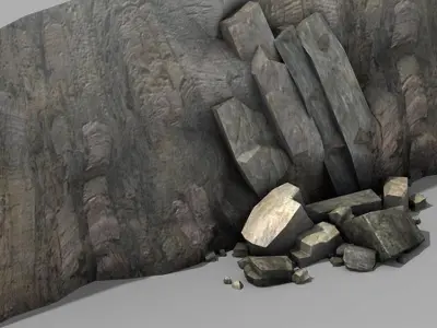 War Corps - Stone 01 3D model