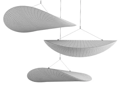 Tense pendant lamp by NewWorks 3D model