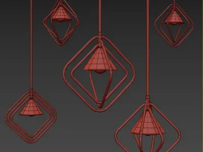 Porustudio PORTMAN Hanging lamp 3D model